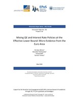 Mixing QE and Interest Rate Policies at the Effective Lower Bound: Micro Evidence from the Euro Area