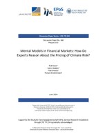 Mental Models in Financial Markets: How Do Experts Reason About the Pricing of Climate Risk?