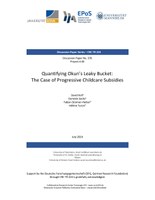 Quantifying Okun’s Leaky Bucket: The Case of Progressive Childcare Subsidies