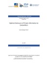 Optimal Disclosure of Private Information to Competitors