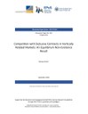 Competition with Exclusive Contracts in Vertically Related Markets: An Equilibrium Non-Existence Result