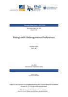 Ratings with Heterogeneous Preferences
