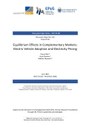 Equilibrium Effects in Complementary Markets: Electric Vehicle Adoption and Electricity Pricing