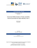 Horizontal Differentiation of Tasks and Skills: Internal and External Labor Markets, Part 1