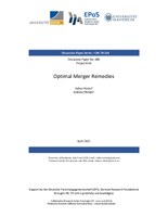 Optimal Merger Remedies