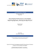Stock Market Performance in the Media:  Reporting Big News, Missing the Big Picture?