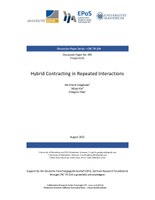 Hybrid Contracting in Repeated Interactions