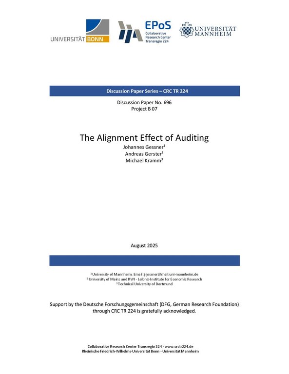 The Alignment Effect of Auditing