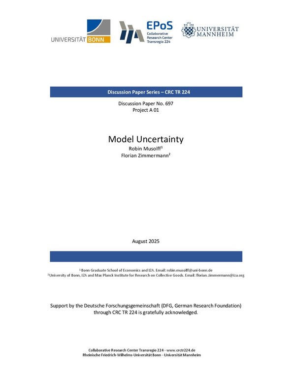 Model Uncertainty