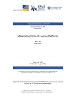 Moderating Content-Hosting Platforms