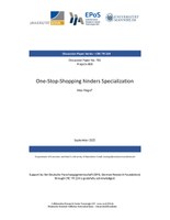 One-Stop-Shopping hinders Specialization