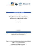Entry Deterrence with Public Signals: Revisiting the Chain-Store Paradox