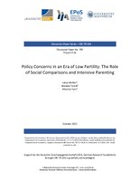 Policy Concerns in an Era of Low Fertility: The Role of Social Comparisons and Intensive Parenting