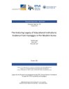 The Enduring Legacy of Educational Institutions: Evidence from Hyanggyo in Pre-Modern Korea