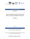 Income and Wealth Inequality in the United  States: An Update Including the 2022 Wave