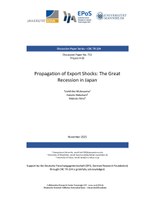 Propagation of Export Shocks: The Great Recession in Japan