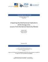 Unpacking the Distributional Implications  of the Energy Crisis  Lessons from the Iberian Electricity Market