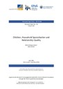 Children, Household Specialization and  Relationship Quality