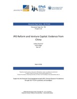 IPO Reform and Venture Capital: Evidence from China