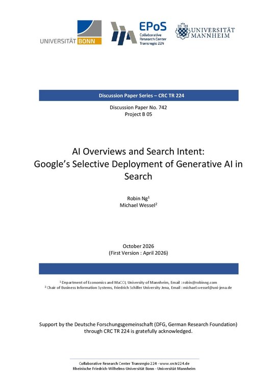 AI Overviews and Search Intent: Google’s Selective Deployment of Generative AI in Search