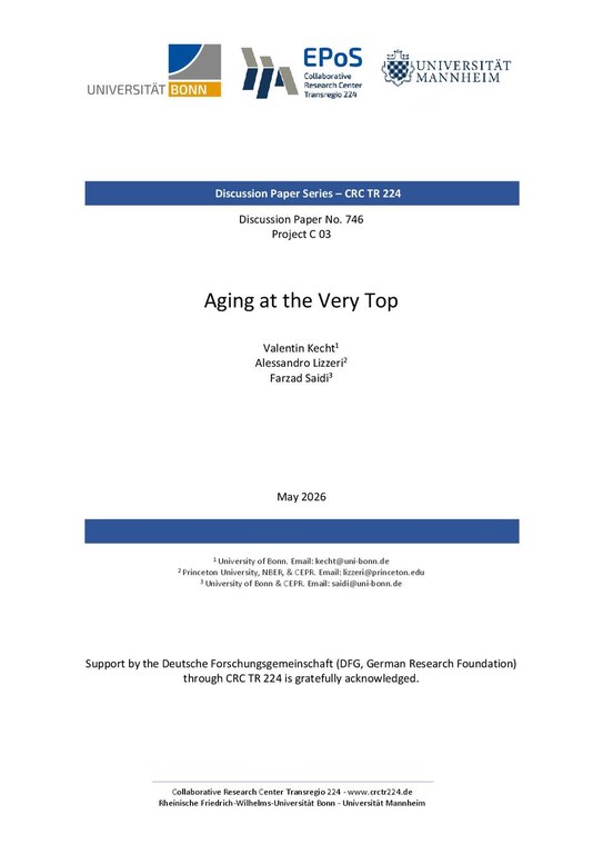 Aging at the Very Top