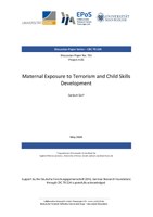Maternal Exposure to Terrorism and Child Skills Development