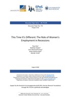 This Time It’s Different: The Role of Women’s Employment in Recessions