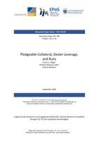 Pledgeable Collateral, Dealer Leverage, and Runs