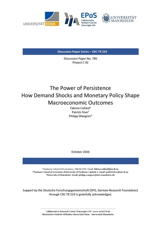 The Power of Persistence How Demand Shocks and Monetary Policy Shape Macroeconomic Outcomes