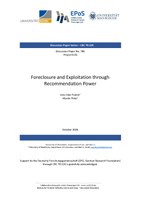 Foreclosure and Exploitation through Recommendation Power
